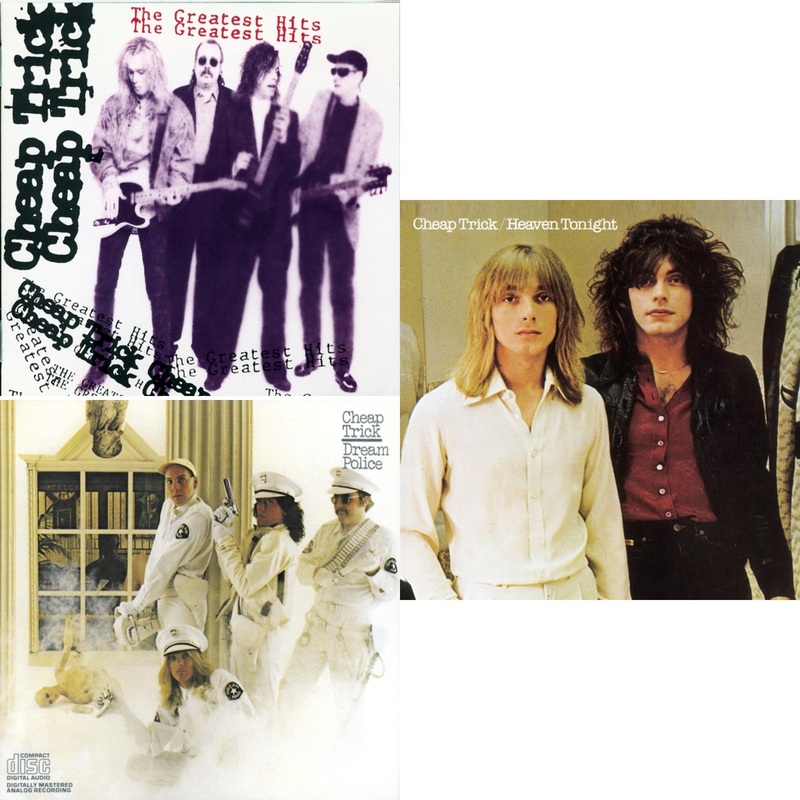 Cheap Trick – Greatest Hits & Dream Police & Heaven Tonight – CD Bundle