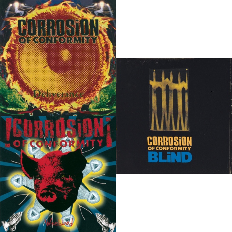 Corrosion Of Conformity – Deliverance & Wiseblood & Blind – CD Bundle