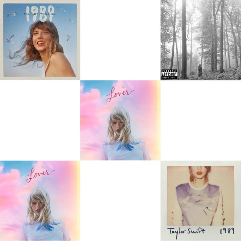 Taylor Swift – 1989 (Taylor’s Version) & Lover (Deluxe) (Version 2) & Lover & Folklore (X) & 1989 – CD Bundle