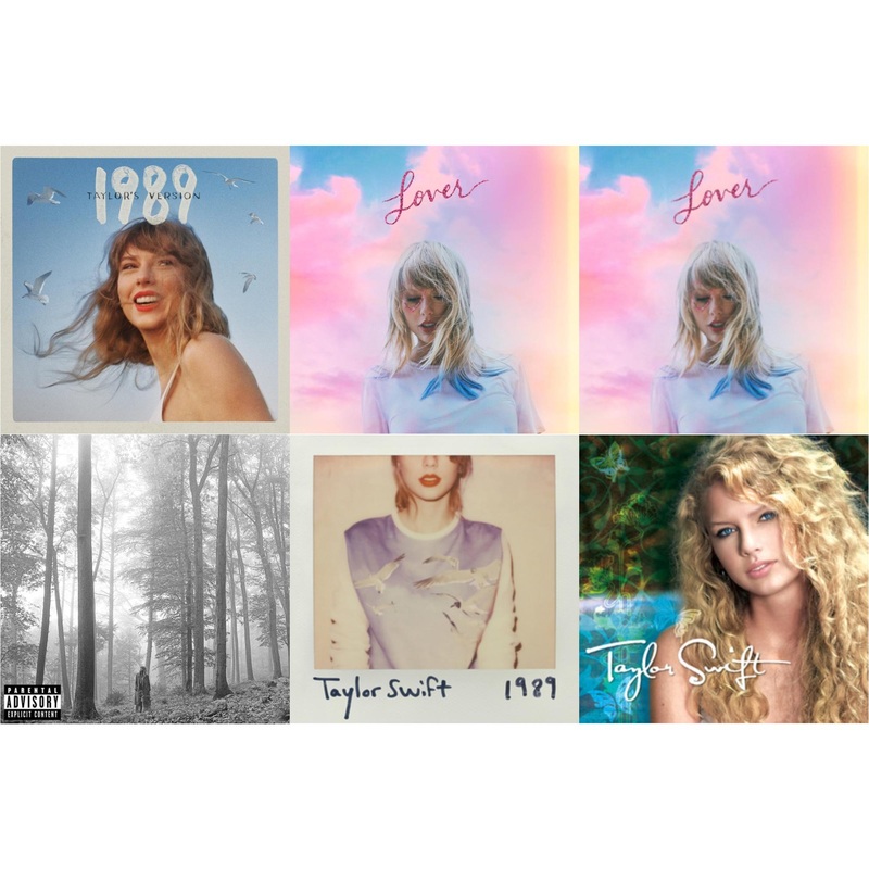 Taylor Swift – 1989 (Taylor’s Version) & Lover (Deluxe) (Version 2) & Lover & Folklore (X) & 1989 & Taylor Swift – CD Bundle