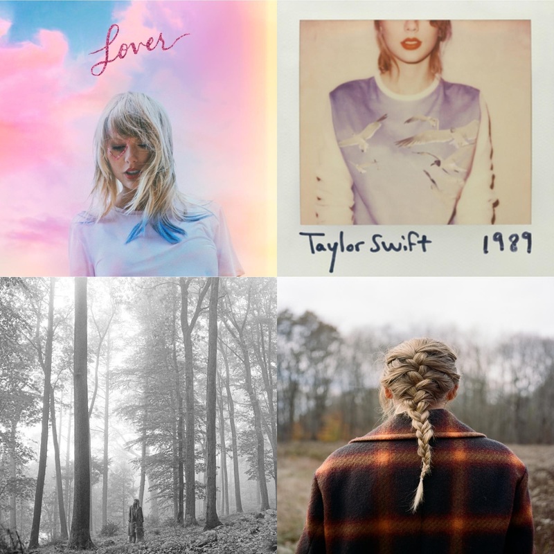 Taylor Swift – Lover (Deluxe) (Version 1) & 1989 & Folklore (Edited) & Evermore (X) – CD Bundle
