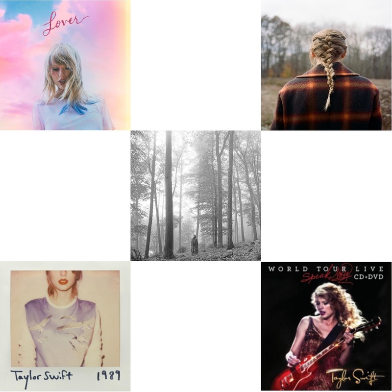 Taylor Swift – Lover (Deluxe) (Version 1) & 1989 & Folklore (Edited) & Evermore (X) & Speak Now World Tour Live (CD/DVD)