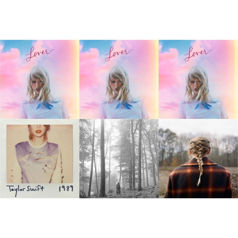 Taylor Swift – Lover (Deluxe) (Version 2) & Lover & Lover (Deluxe) (Version 1) & 1989 & Folklore (Edited) & Evermore (X) – CD Bundle