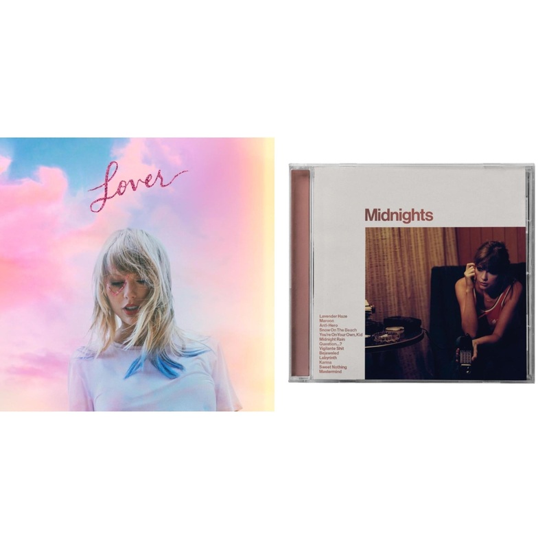 Taylor Swift – Lover (Deluxe) (Version 2) & Midnights (X) (Blood Moon CD)