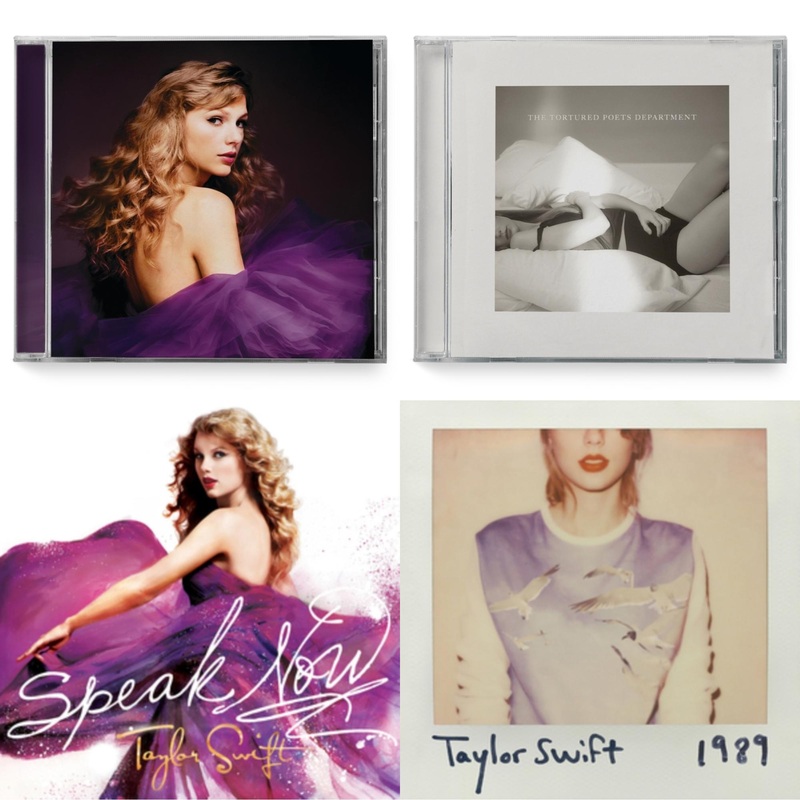 Taylor Swift – Speak Now (Taylor’s Version) (2CD) & Tortured Poets Department(X) (Manuscript- Bonus Track) & Speak Now & 1989