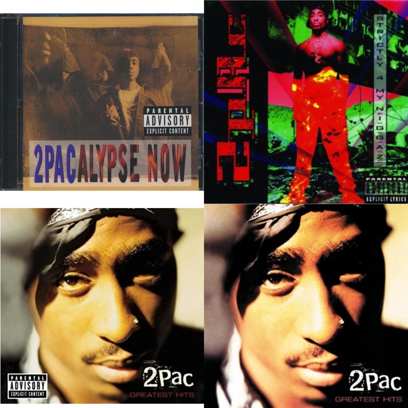 2Pac – 2Pacalypse Now & Strictly 4 My N.I.G.G.A.Z. & Greatest Hits & Greatest Hits – CD Bundle