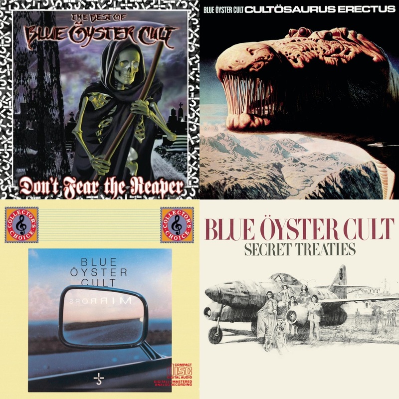 Blue Oyster Cult – Don’t Fear The Reaper: Best Of Blue Oyster Cult & Cultosaurus Erectus & Mirrors & Secret Treaties – CD Bundle