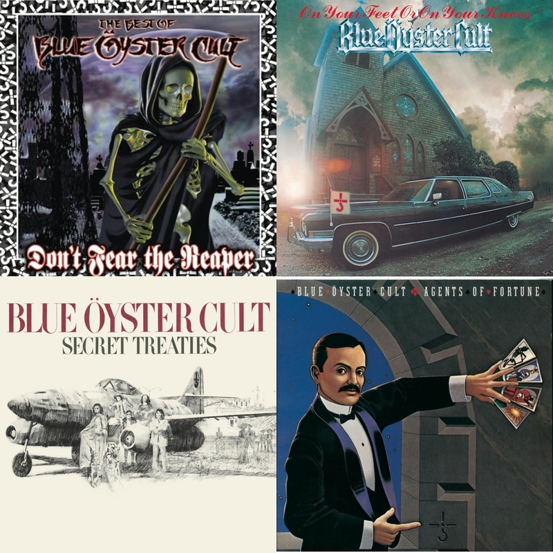 Blue Oyster Cult – Don’t Fear The Reaper: Best Of Blue Oyster Cult & On Your Feet Or On Your Knees & Secret Treaties & Agents Of Fortune – CD Bundle