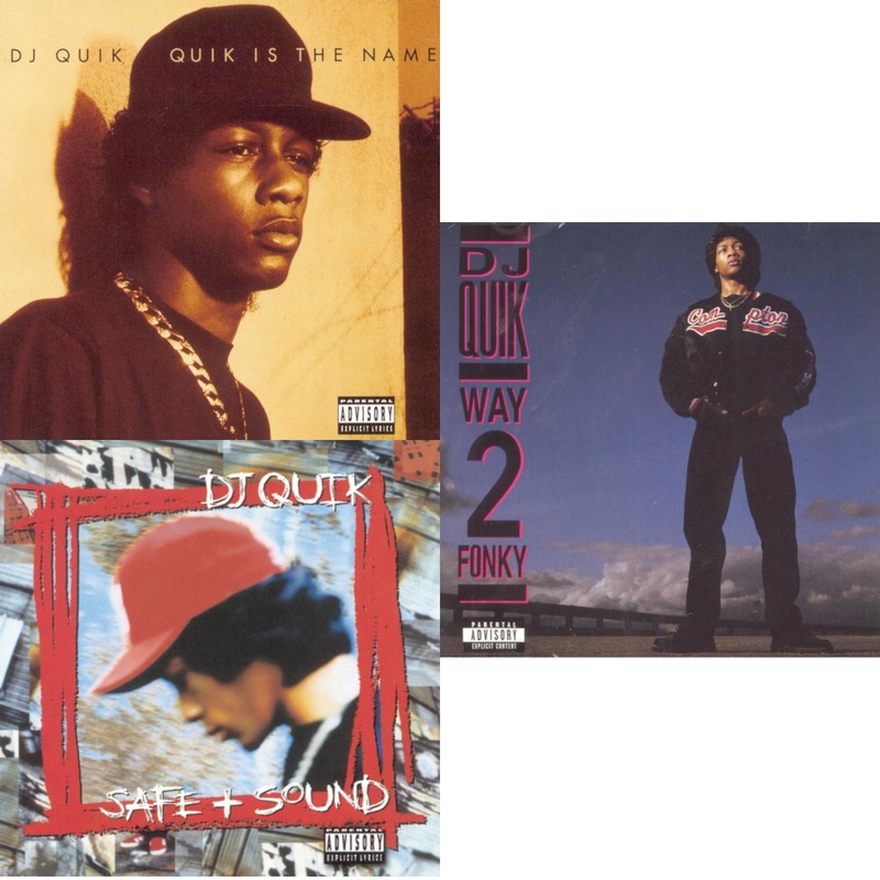 Dj Quik – Quik Is The Name & Safe & Sound & Way 2 Fonky – CD Bundle