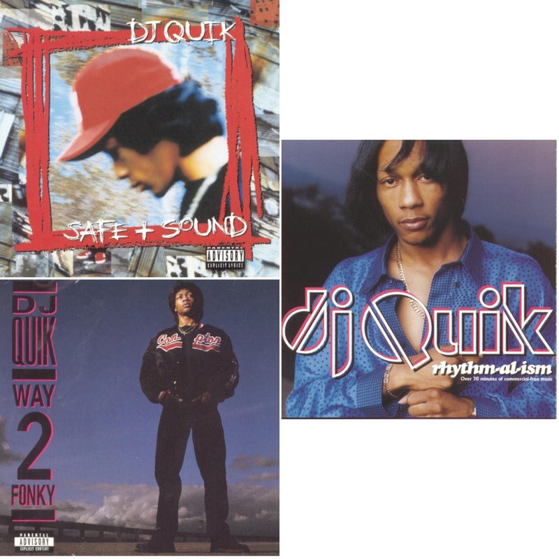 Dj Quik – Safe & Sound & Way 2 Fonky & Rhythm Al Ism – CD Bundle