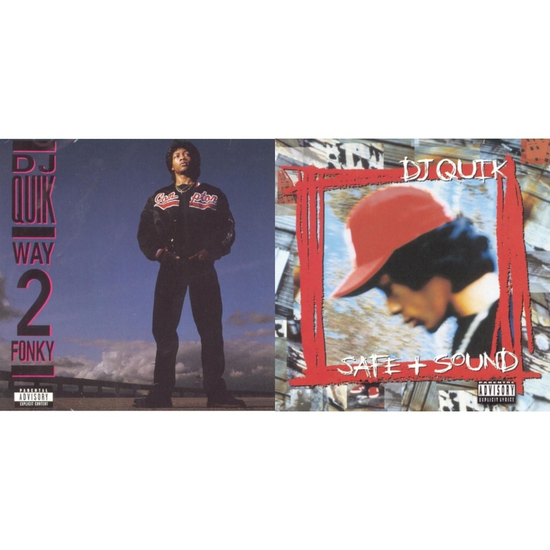 Dj Quik – Way 2 Fonky & Safe & Sound – CD Bundle