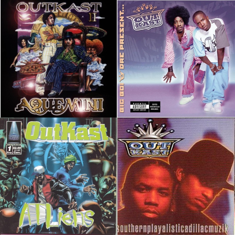 Outkast – Aquemini & Big Boi & Dre Present Outkast (Explicit) & Atliens & Southernplayalisticadillacmuzik – CD Bundle