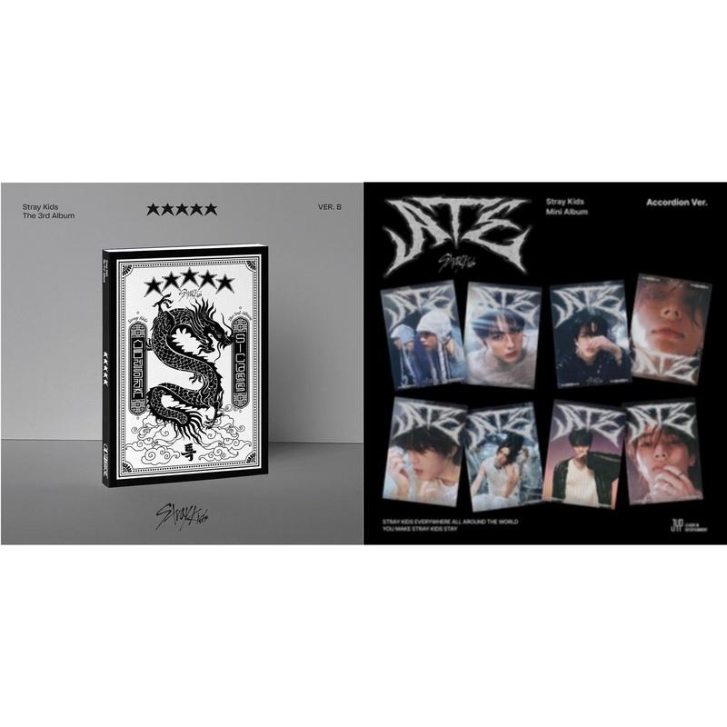 Stray Kids – 5-Star (Ver. B) & Ate (Accordion Ver.) – CD Bundle