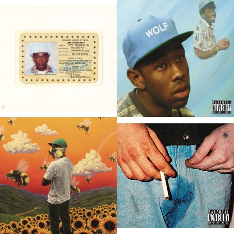 The Creator Tyler – Call Me If You Get Lost & Wolf & Flower Boy & Cherry Bomb (Exp) – CD Bundle
