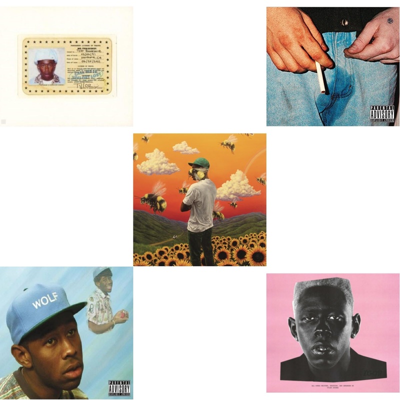 The Creator Tyler – Call Me If You Get Lost & Wolf & Flower Boy & Cherry Bomb (Exp) & Igor (X) – CD Bundle