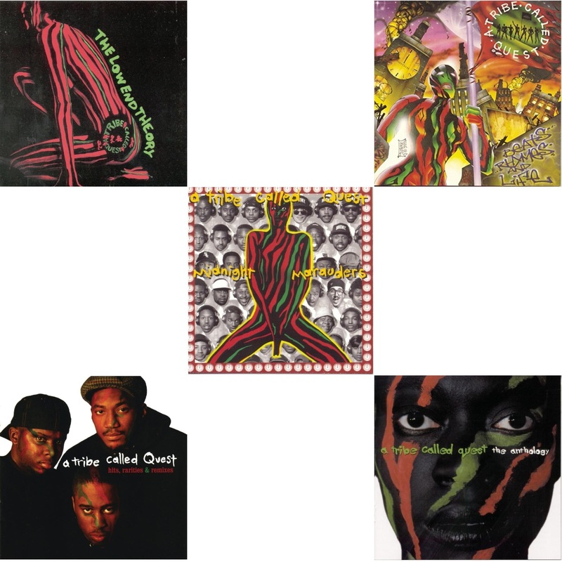 Tribe Called Quest – Low End Theory & Hits, Rarities & Remixes & Midnight Marauders & Beats Rhymes & Life & Anthology – CD Bundle