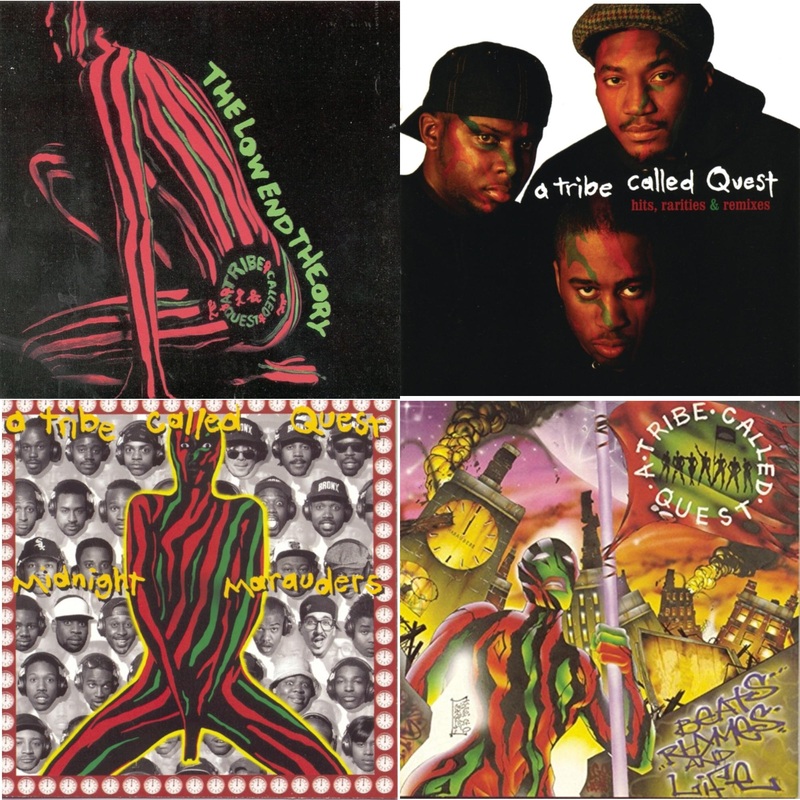 Tribe Called Quest – Low End Theory & Hits, Rarities & Remixes & Midnight Marauders & Beats Rhymes & Life – CD Bundle