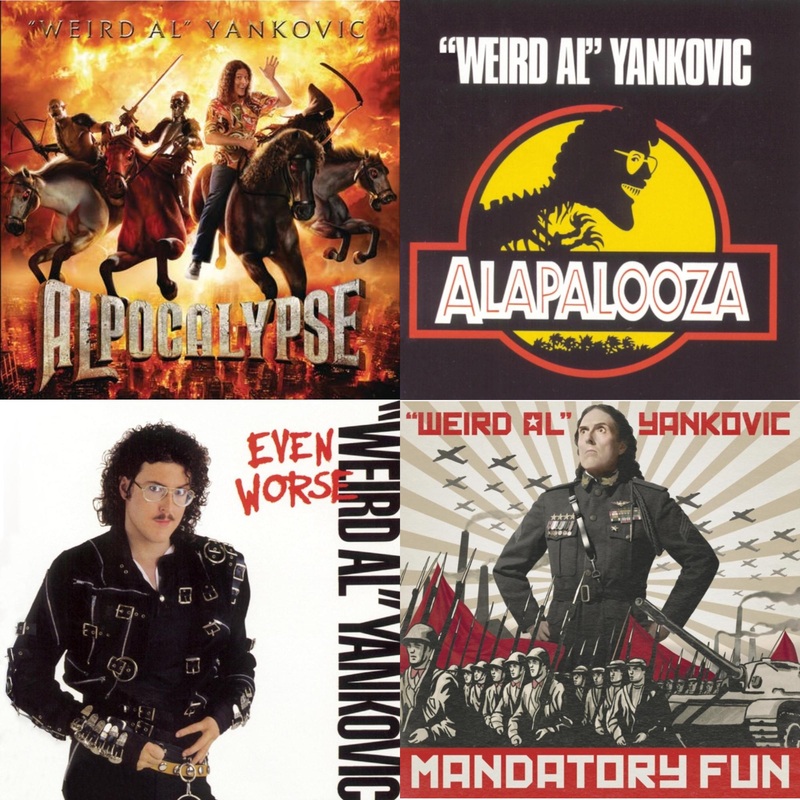Weird Al Yankovic – Alpocalypse & Alapalooza & Even Worse & Mandatory Fun – CD Bundle