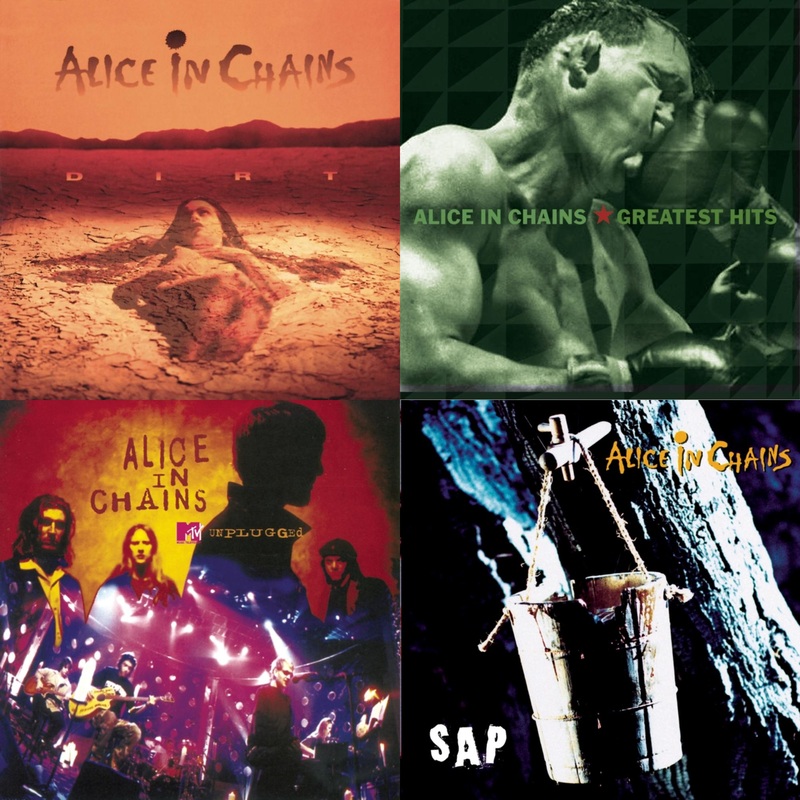 Alice In Chains – Dirt & Greatest Hits & Unplugged & Sap – CD Bundle