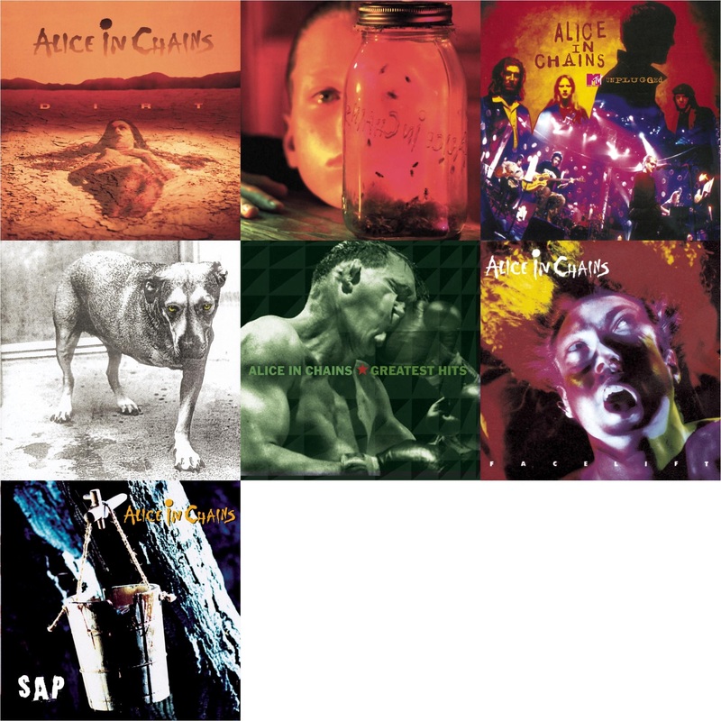 Alice In Chains – Dirt & Jar Of Flies & Unplugged & Alice In Chains & Greatest Hits & Facelift & Sap – CD Bundle