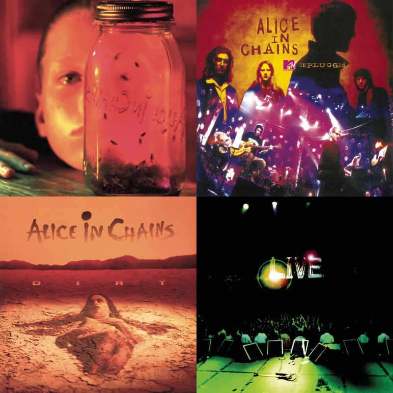 Alice In Chains – Jar Of Flies & Unplugged & Dirt & Live – CD Bundle