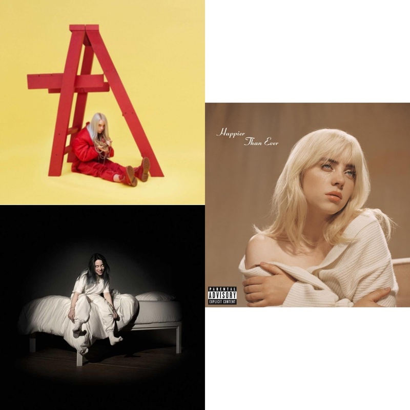 Billie Eilish – Dont Smile At Me & When We All Fall Asleep, Where Do We Go? & Happier Than Ever (X) – CD Bundle