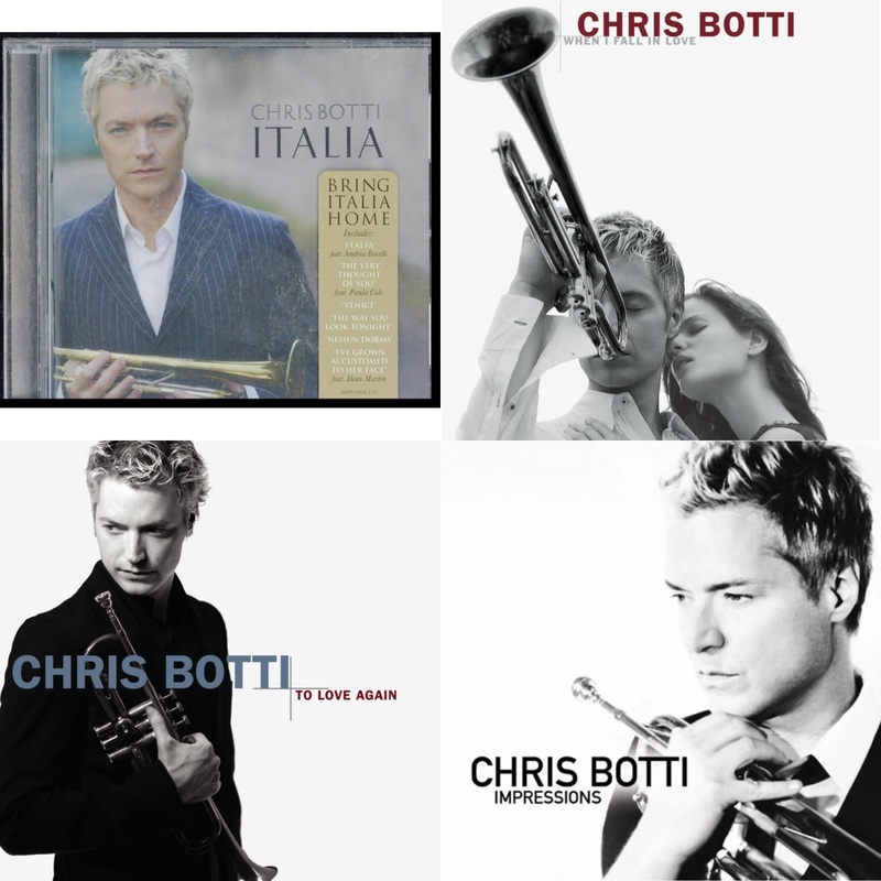 Chris Botti – Italia & When I Fall In Love & To Love Again & Impressions – CD Bundle