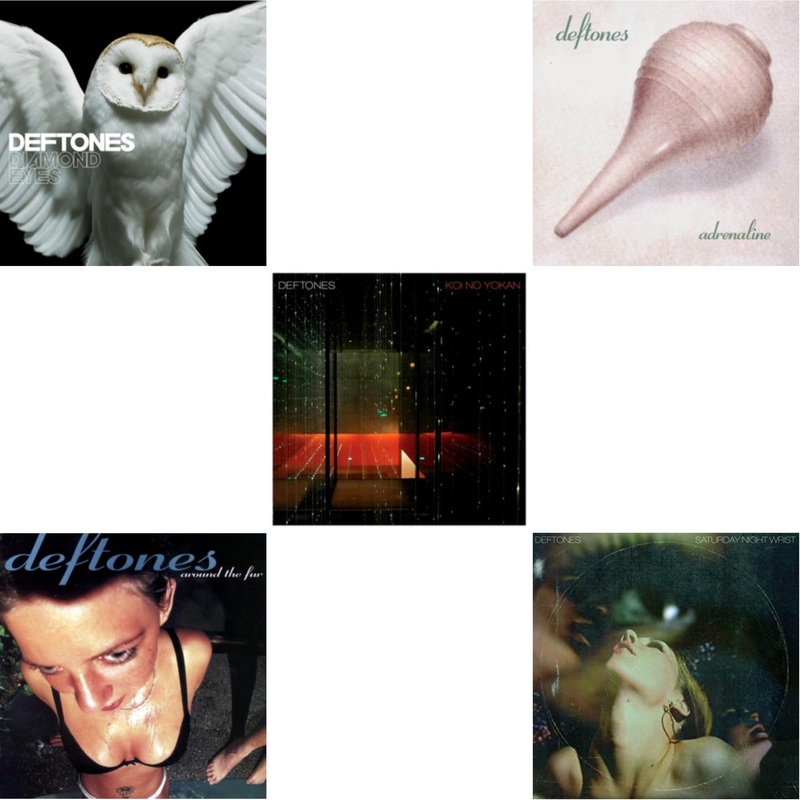 Deftones – Diamond Eyes & Around The Fur & Koi No Yokan & Adrenaline & Saturday Night Wrist – CD Bundle