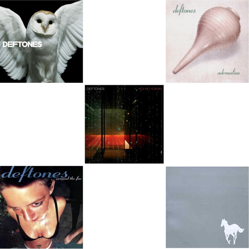 Deftones – Diamond Eyes & Around The Fur & Koi No Yokan & Adrenaline & White Pony – CD Bundle