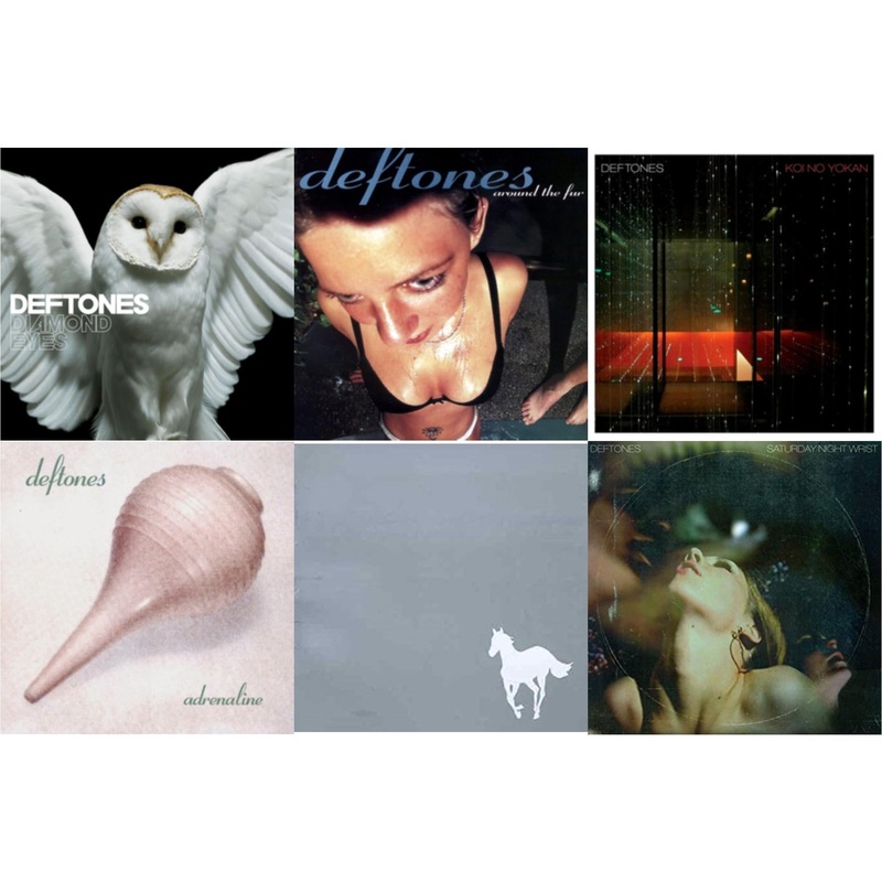 Deftones – Diamond Eyes & Around The Fur & Koi No Yokan & Adrenaline & White Pony & Saturday Night Wrist – CD Bundle