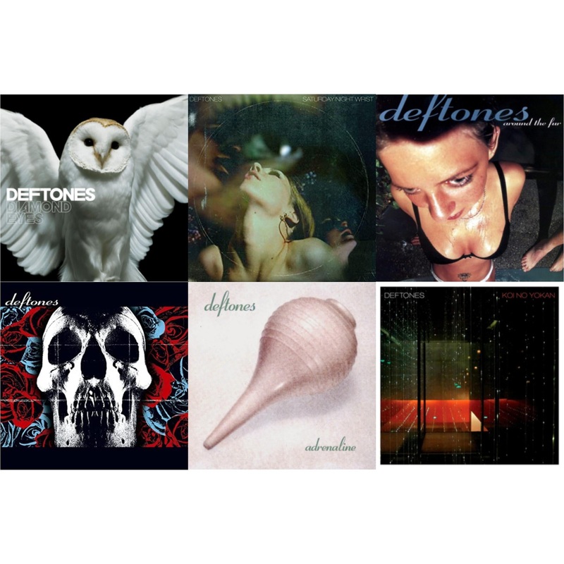 Deftones – Diamond Eyes & Saturday Night Wrist & Around The Fur & Deftones & Adrenaline & Koi No Yokan – CD Bundle