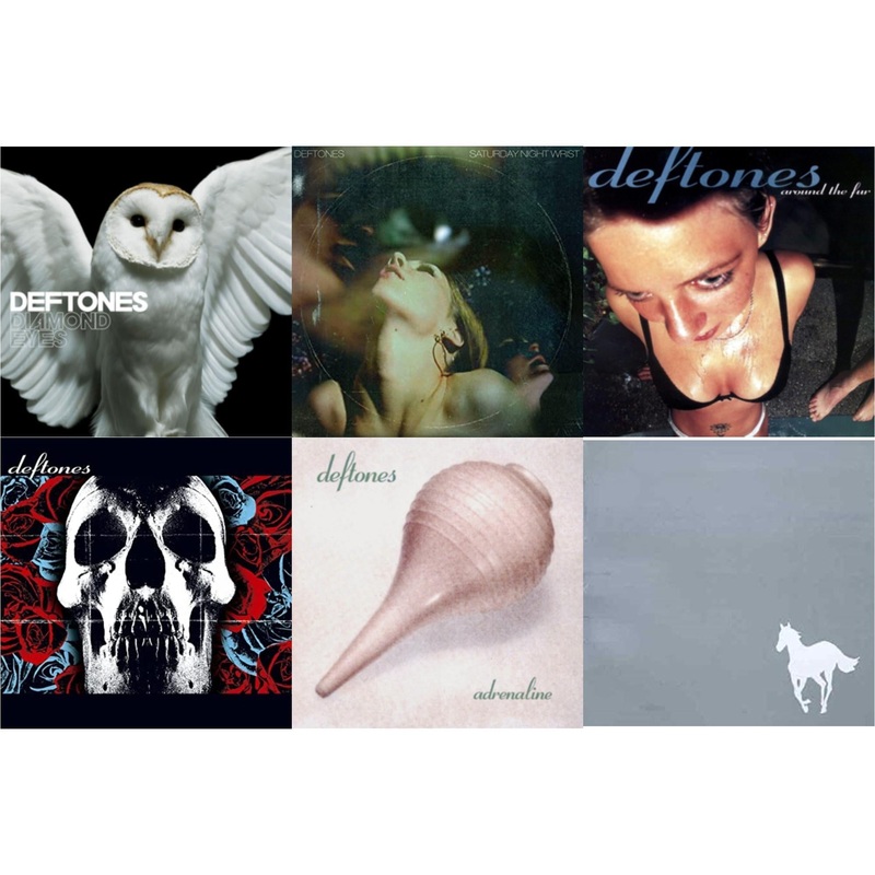 Deftones – Diamond Eyes & Saturday Night Wrist & Around The Fur & Deftones & Adrenaline & White Pony – CD Bundle
