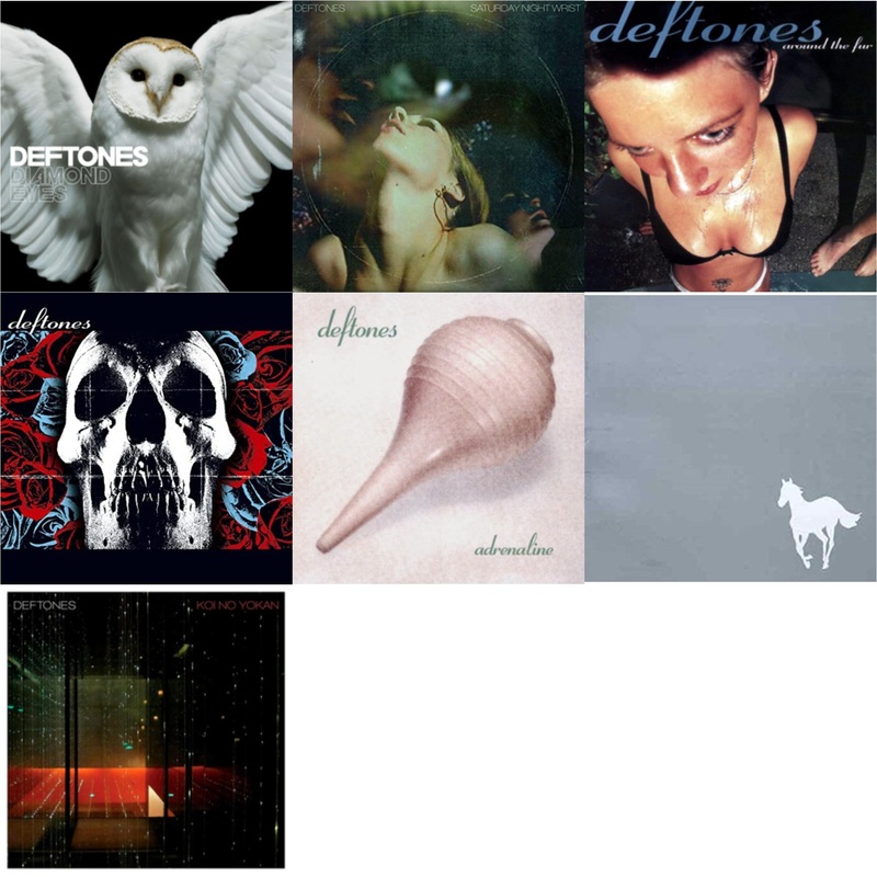 Deftones – Diamond Eyes & Saturday Night Wrist & Around The Fur & Deftones & Adrenaline & White Pony & Koi No Yokan – CD Bundle
