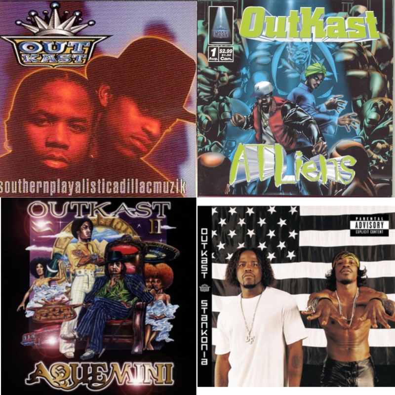 Outkast – Southernplayalisticadillacmuzik & Atliens & Aquemini & Stankonia – CD Bundle