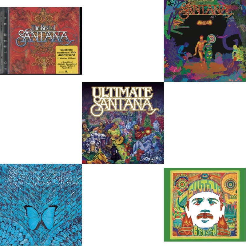 Santana – Best Of Santana & Borboletta & Ultimate Santana & Amigos & Corazon – CD Bundle