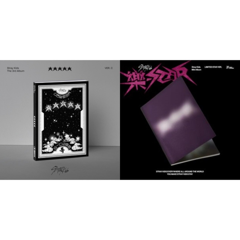 Stray Kids – 5-Star (Ver. C) & Rock-Star (Limited Star Ver.) – CD Bundle