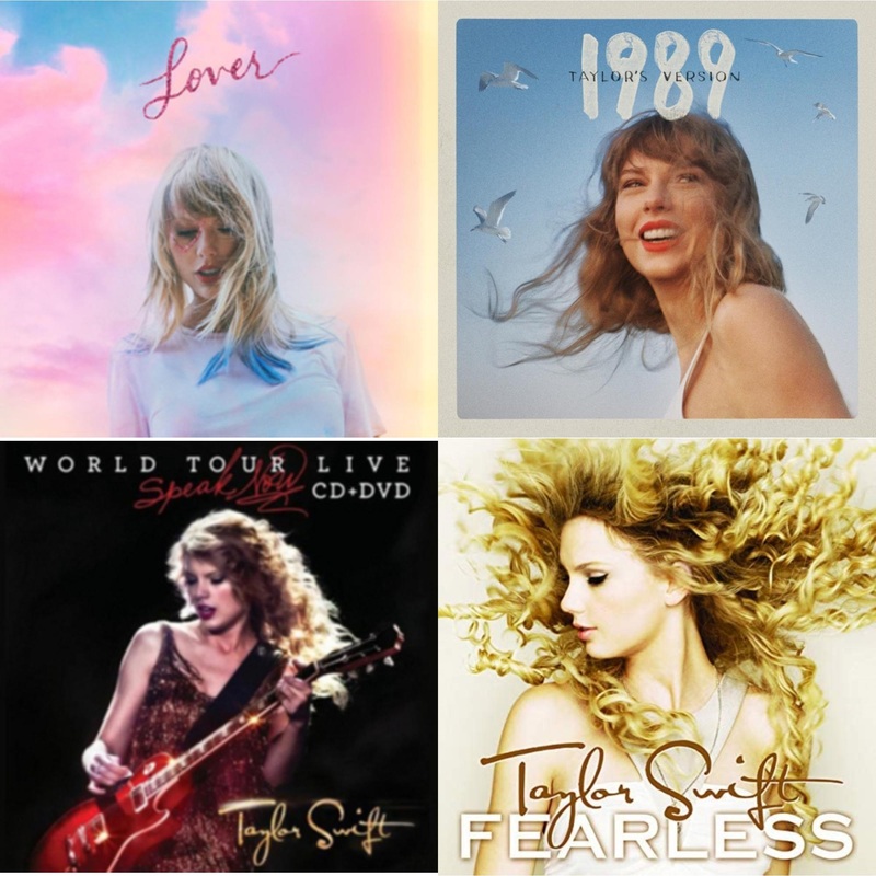 Taylor Swift – Lover & 1989 (Taylor’s Version) & Speak Now World Tour Live (CD/DVD) & Fearless