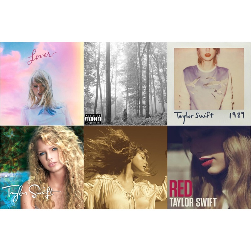 Taylor Swift – Lover & Folklore (X) & 1989 & Taylor Swift & Fearless (Taylor’s Version) (2CD) & Red