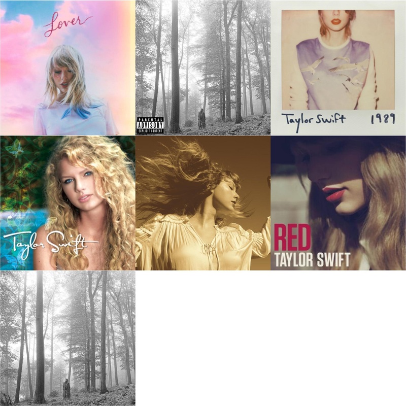 Taylor Swift – Lover & Folklore (X) & 1989 & Taylor Swift & Fearless (Taylor’s Version) (2CD) & Red & Folklore (Edited)