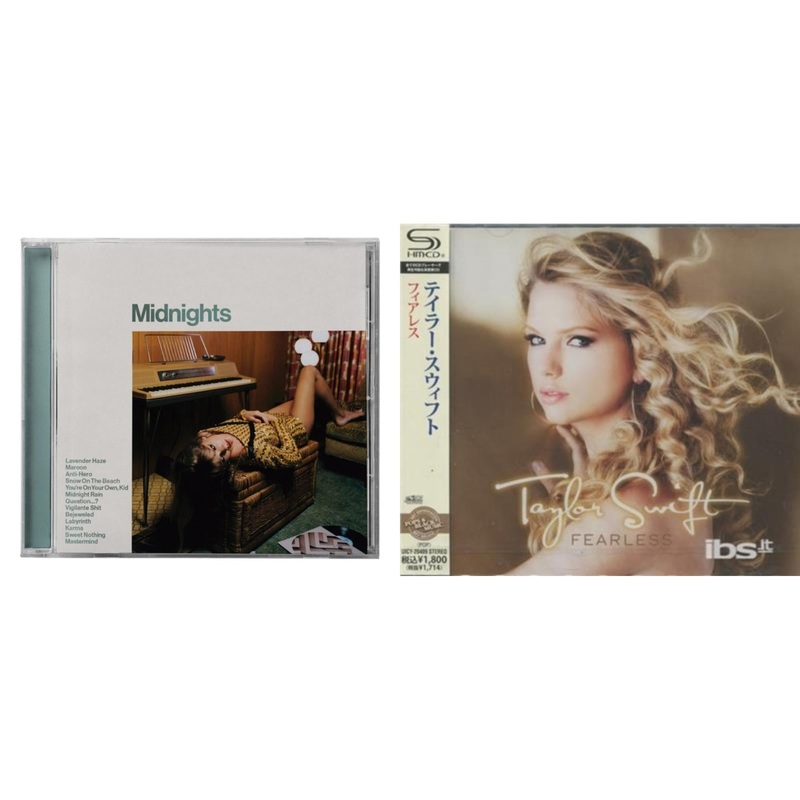 Taylor Swift – Midnights (X) (Jade Green CD) & Fearless