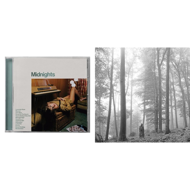 Taylor Swift – Midnights (X) (Jade Green CD) & Folklore (Edited)