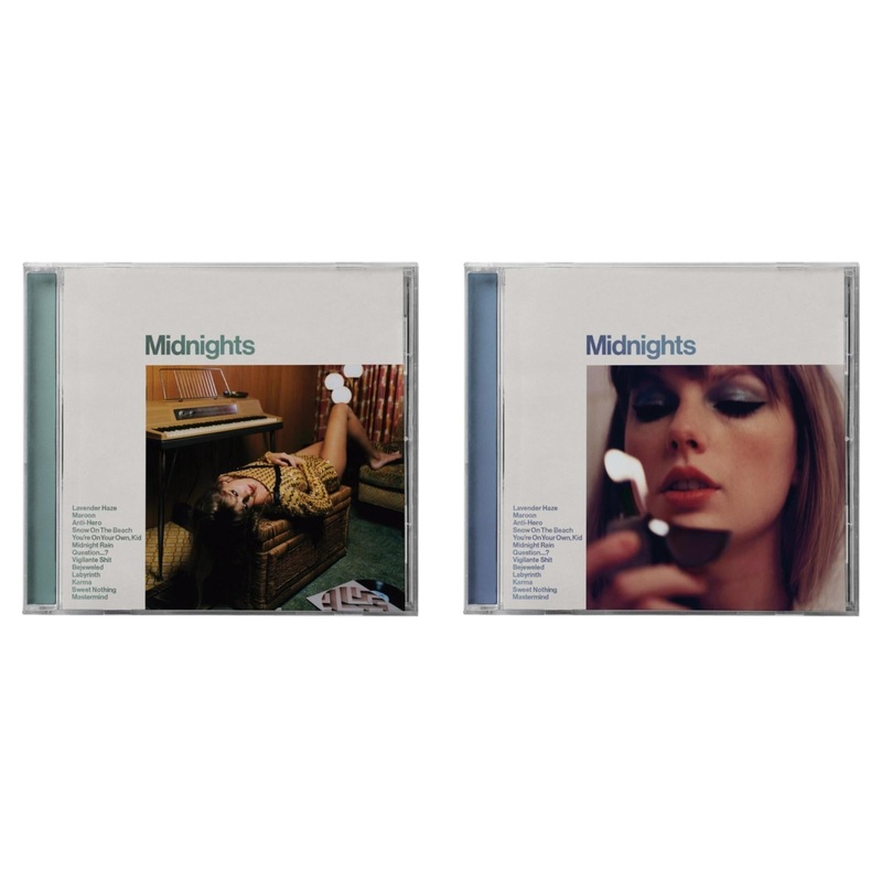 Taylor Swift – Midnights (X) (Jade Green CD) & Midnights (X) (Moonstone Blue CD)