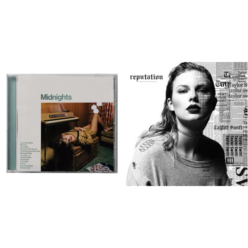 Taylor Swift – Midnights (X) (Jade Green CD) & Reputation