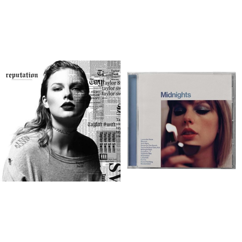 Taylor Swift – Reputation & Midnights (X) (Moonstone Blue CD)