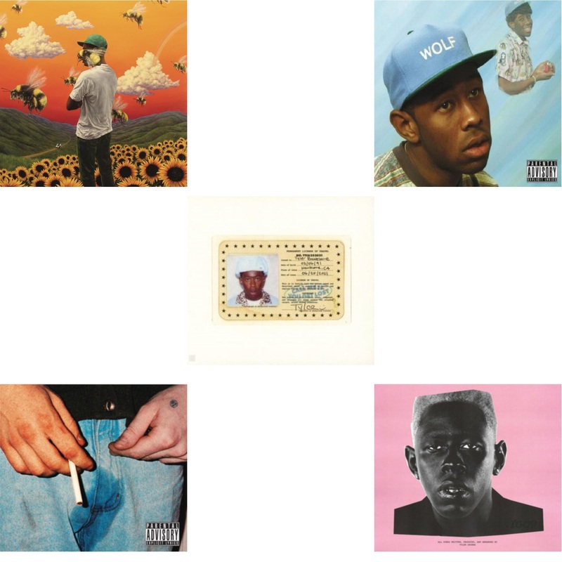 The Creator Tyler – Flower Boy & Cherry Bomb (Exp) & Call Me If You Get Lost & Wolf & Igor (X) – CD Bundle