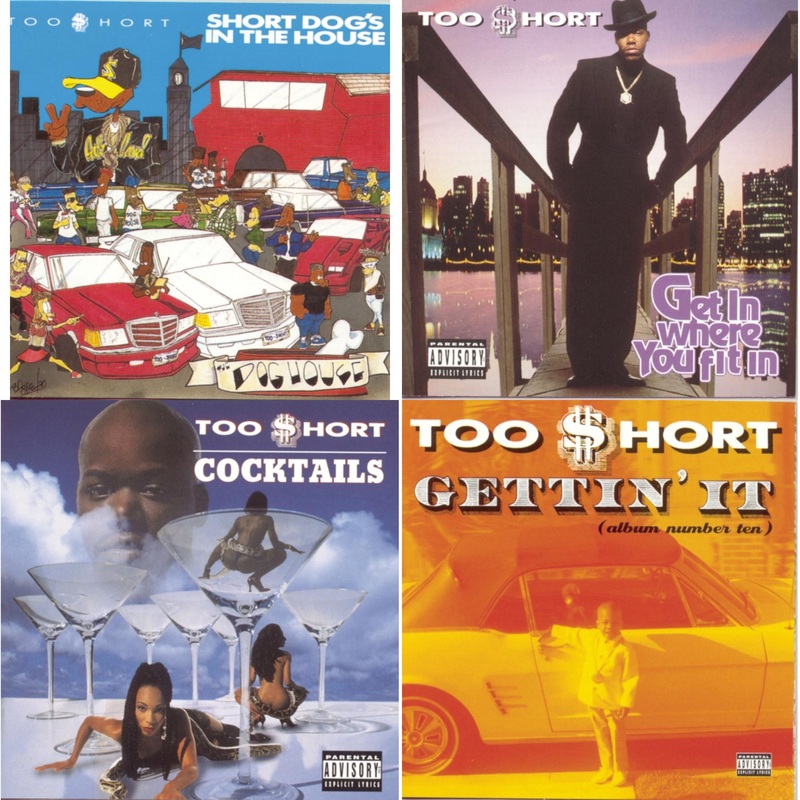 Too $Hort – Short DogS In The House & Get In Where You Fit In & Cocktails & Gettin It – CD Bundle