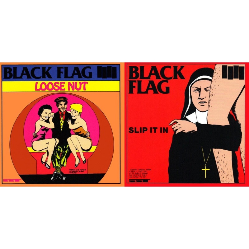 Black Flag – Loose Nut & Slip It In – LP Vinyl Bundle