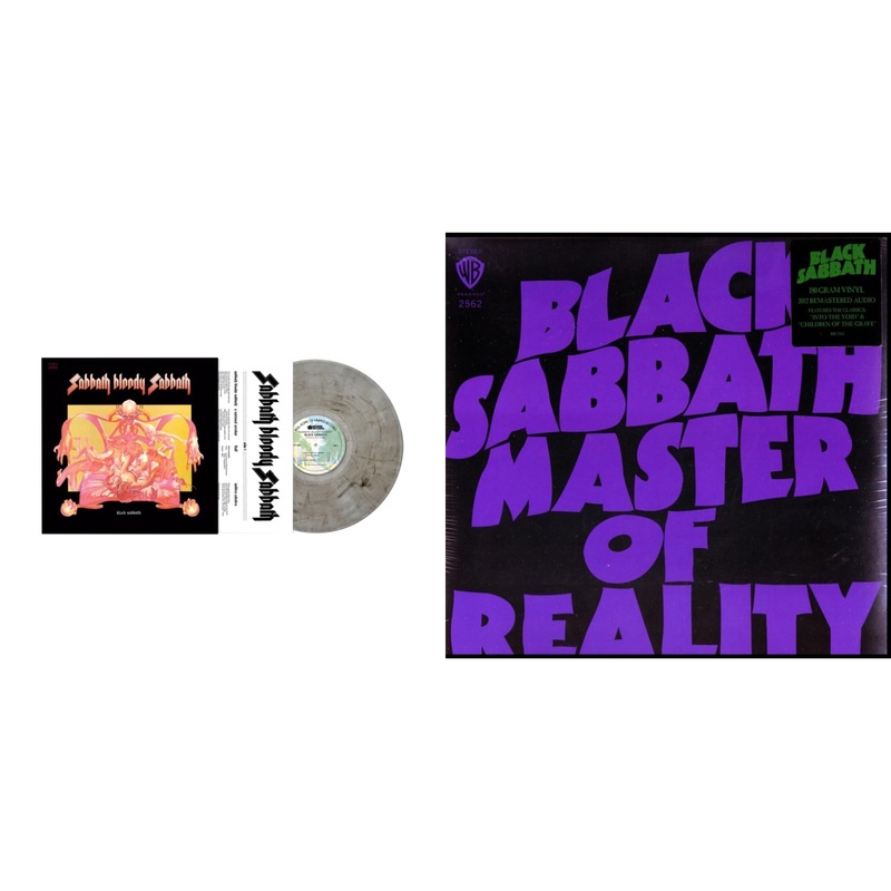 Black Sabbath – Sabbath Bloody Sabbath (Smoky LP Vinyl) (Syeor) & Master Of Reality (180G)