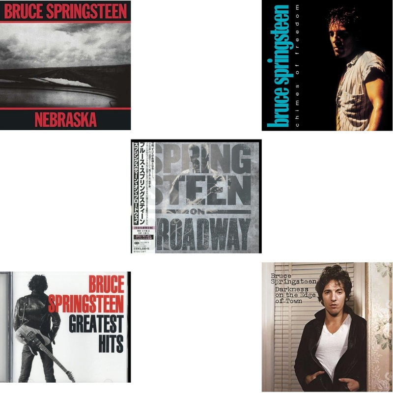 Bruce Springsteen – Nebraska & Greatest Hits & Springsteen On Broadway (Ltd/Booklet/Paper Jacket) & Chimes Of Freedom & Darkness On The Edge Of Town – CD Bundle