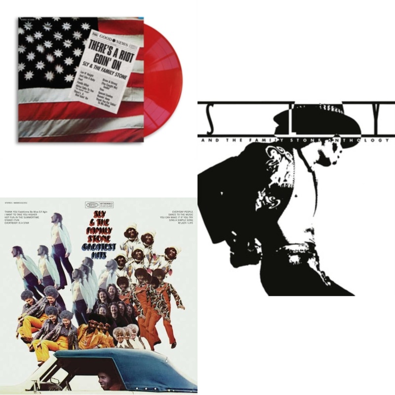 Sly & The Family Stone – ThereS A Riot Goin On (Red LP Vinyl) & Greatest Hits (150G/Dl Card) & Anthology (2LP/Pink Vinyl/180G)